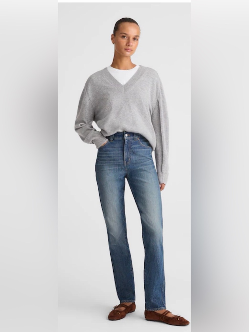 Madewell The Perfect Vintage High-Rise Medium Blue Jean